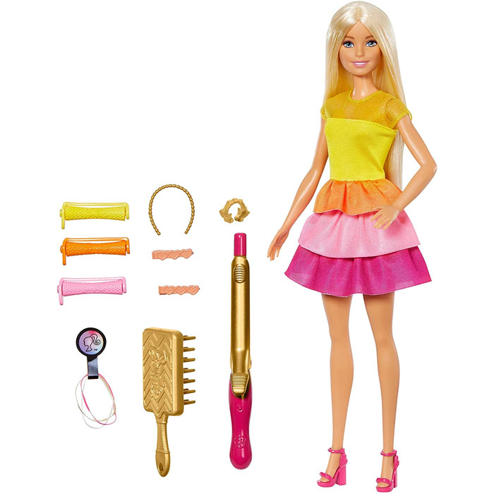 Barbie Ultimate Curls Doll And Playset (Multicolor) 11 Barbie Ultimate Curls Doll And Playset (Multicolor)