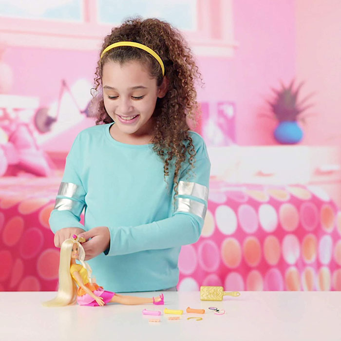 Barbie Ultimate Curls Doll And Playset (Multicolor)