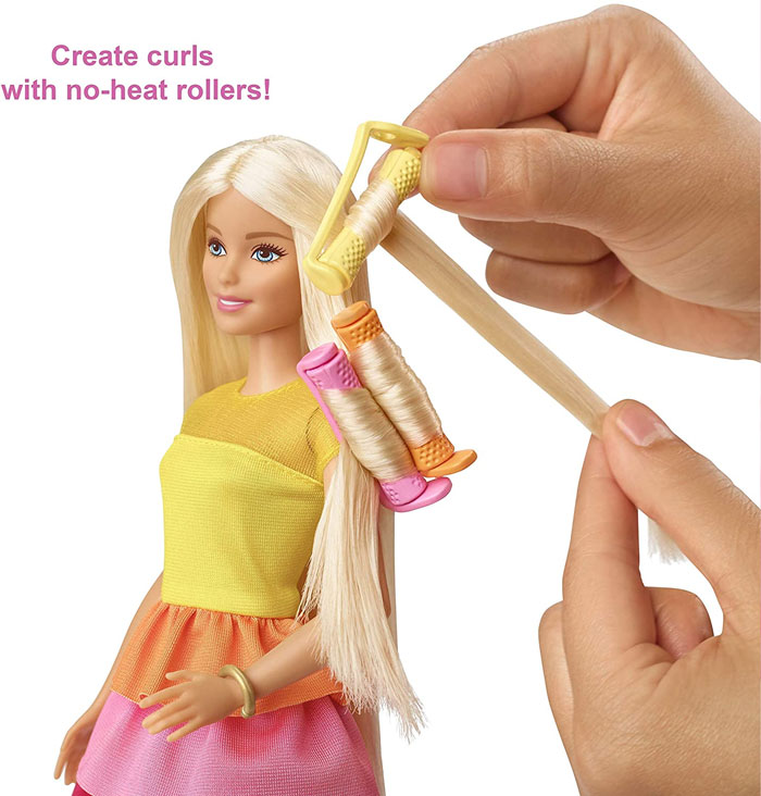 Barbie Ultimate Curls Doll And Playset (Multicolor)