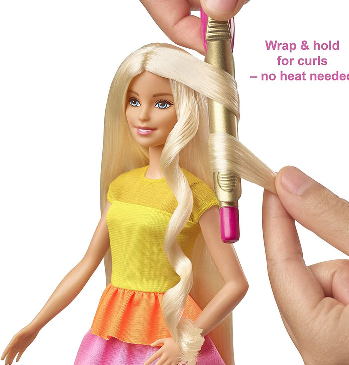 Barbie Ultimate Curls Doll And Playset (Multicolor)