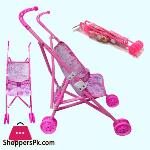 Doll Stroller/ Pram Kids Girl's Toy (Only stroller) -Premium Quality Doll Carrier/Walker For Kids-Foldable