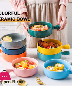 Ceramic Serving Bowls with Handle