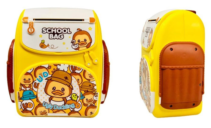 Children's Toys ATM Piggy Bank Safe Money Box School Bag Toys Use Fingerprint Password