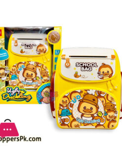 Children's Toys ATM Piggy Bank Safe Money Box School Bag Toys Use Fingerprint Password