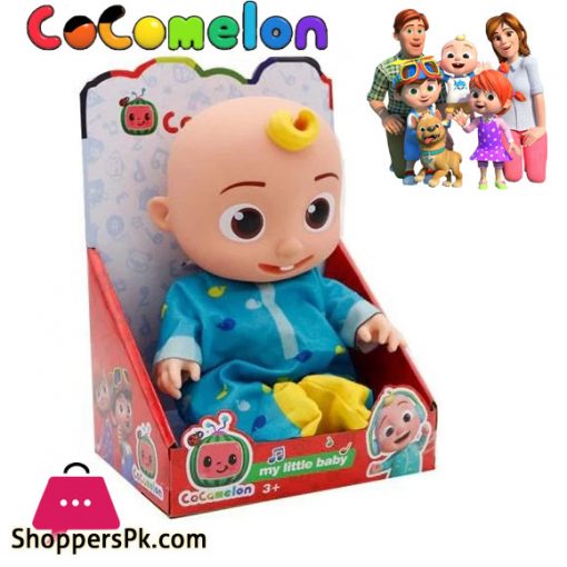 New 25cm Cocomelon Doll Sing Music Box with Music theme song JoJo Doll Children's Toys Child Companion TOY