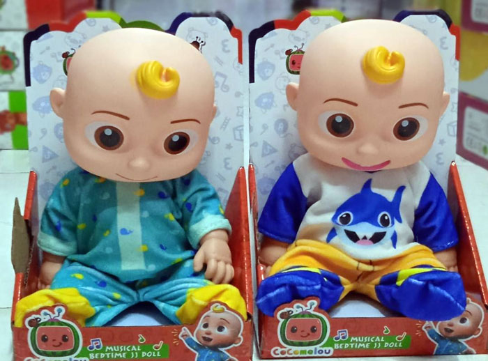 Cocomelon Musical Bed Time Jj Doll - 10 Inch