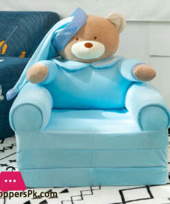 Cute Bear Child Armchair Fold Sofa Cartoon Seat Sofa Washable