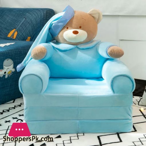 Cute Bear Child Armchair Fold Sofa Cartoon Seat Sofa Washable