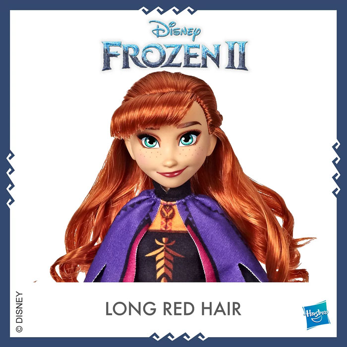 Disney Frozen 2 Anna Fashion Doll With Long Red Hair And Outfit Inspired By Frozen 2