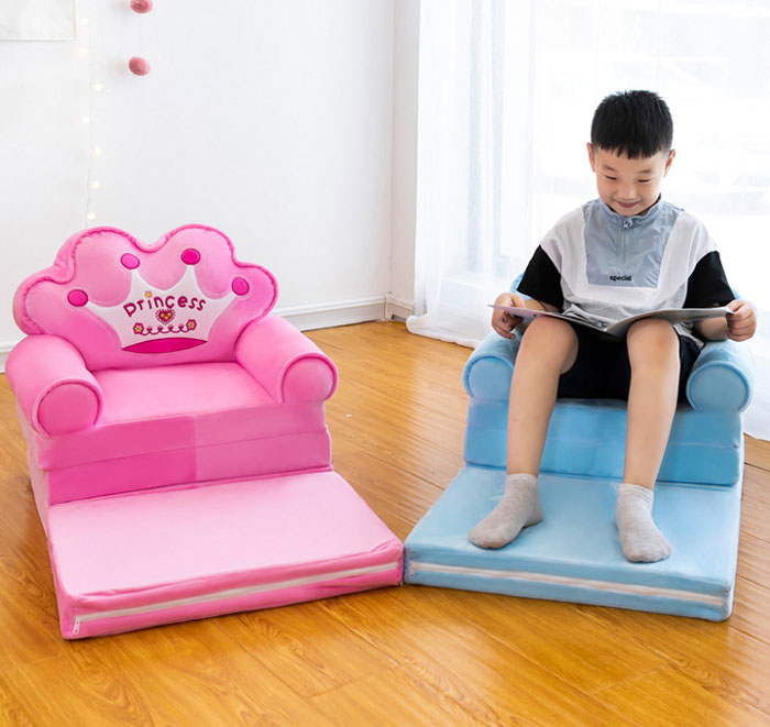 Four-layer Armchair Folding Kid Sofa Bed Cartoon Seat Kindergarten Cushion Lazy Sofa Child Chair