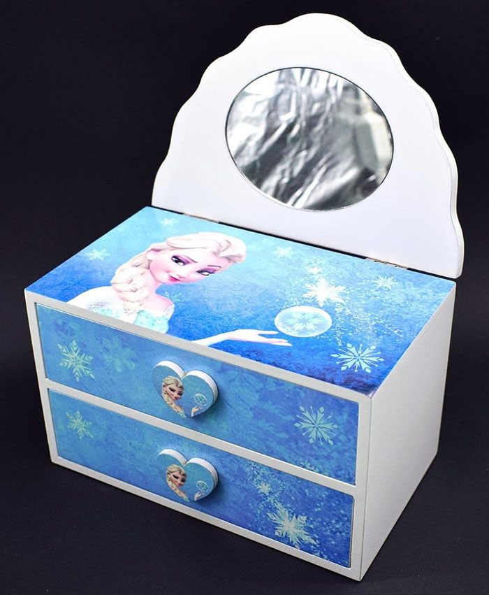 Frozen Wooden Jewelry Accessories Box 5 Frozen Wooden Jewelry Accessories Box