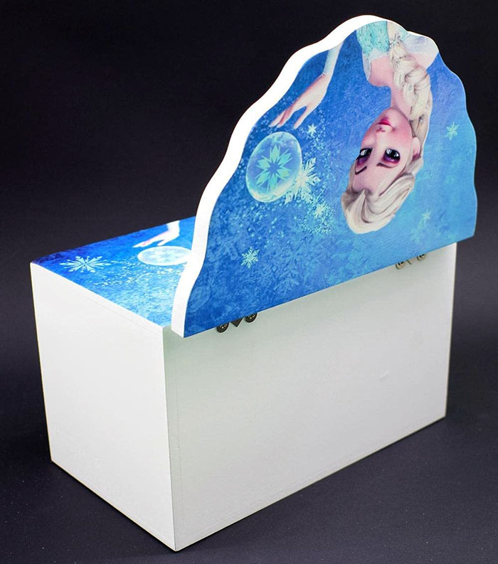 Frozen Wooden Jewelry Accessories Box
