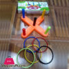 Funny Kids Outdoor Sport Toys Hoop Ring Toss Plastic Ring Toss Quoits Garden Game Pool Toy Outdoor Fun Set 