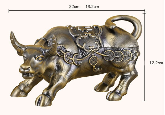Home Office Windproof Drop-Proof Bullfight Ashtray Living Room