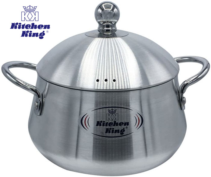 Kitchen King Julia Bely Cookware Anodized Cooking Pot Set 18 - 26Cm - 10 Pcs