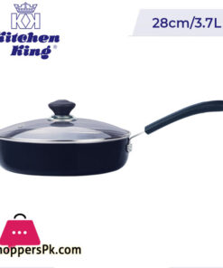 Kitchen King Saute Pan (Glass Lid) – 28cm
