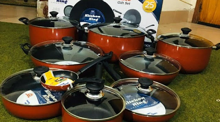 Kitchen King Trend Non-Stick Cookware Set 15 Pcs