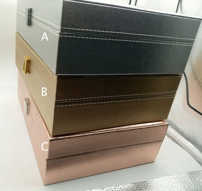 Luxury Gold Watch And Jewelry Box For Men And Women – 12 Slot Organizer Storage Valet Case Real Glass Display