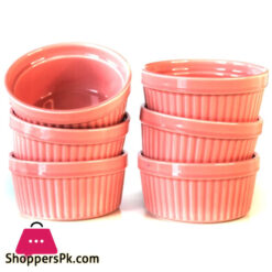 Porcelain Ramekin 6 Pcs Set -  3 x 1.25 inches