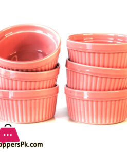 Porcelain Ramekin 6 Pcs Set -  3 x 1.25 inches