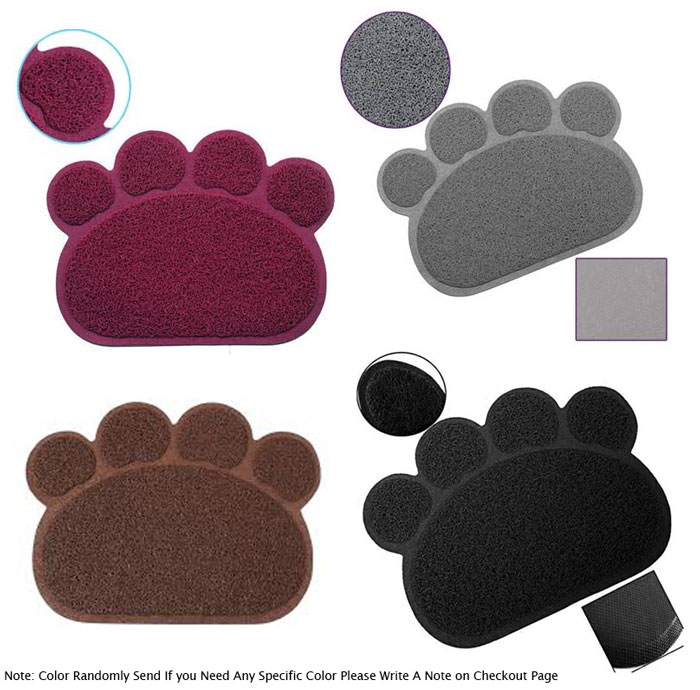 Pvc Rubber Mat Paw Shape Pvc Mat Size 40×60 Cm 4 Pvc Rubber Mat Paw Shape Pvc Mat Size 40×60 Cm