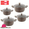 Saflon Granite Cookware Set - 8 Pcs Turkey Made