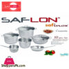 Saflon Safinox 18/10 Stainless Steel Double Bottom Cookware Set 10 Pcs Turkey Made 1 Saflon Safinox 18/10 Stainless Steel Double Bottom Cookware Set 10 Pcs Turkey Made