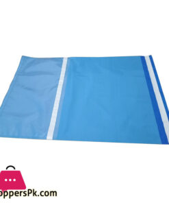 Sky Blue Courier Flyer Bag With Invoice Pocket – 100 Peaces 12×16 Inch