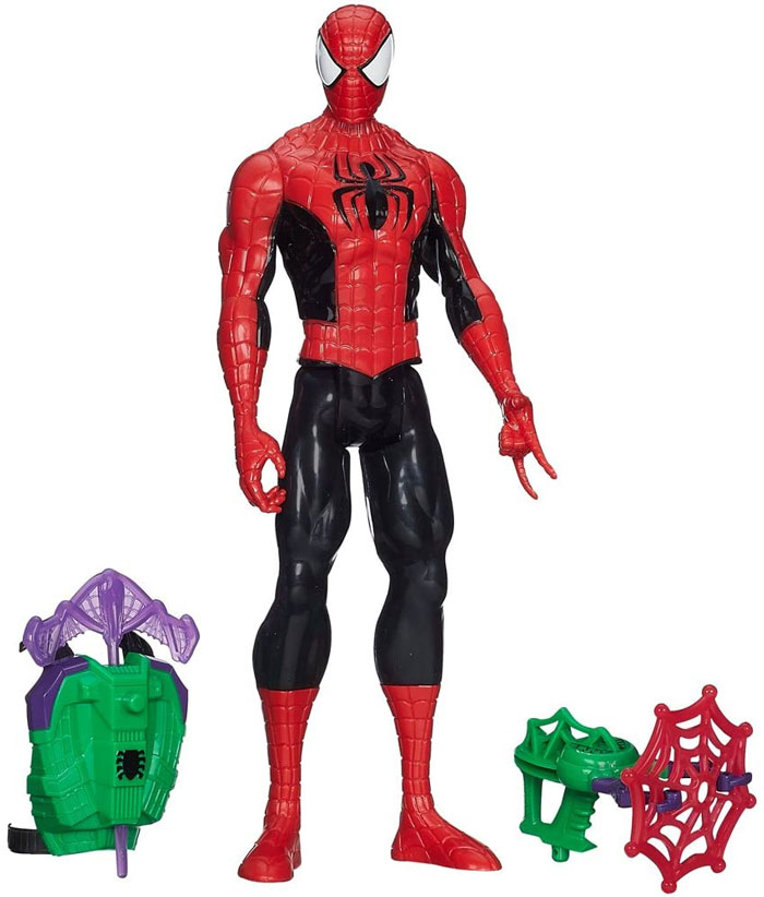 Spiderman Marvel Ultimate Titan Heroes Series With Goblin Attack Gear