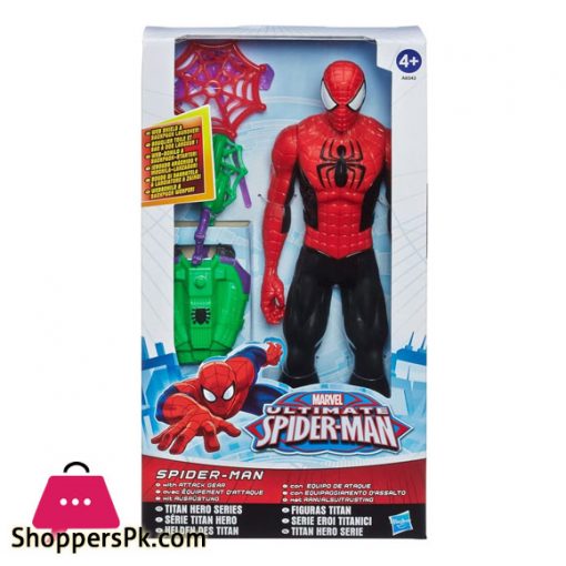 Spiderman Marvel Ultimate Titan Heroes Series With Goblin Attack Gear