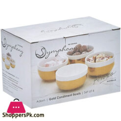 Symphony Adorn Sauce Bowl Set 4 Pcs #SY8004