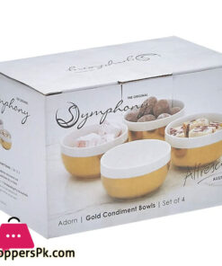 Symphony Adorn Sauce Bowl Set 4 Pcs #SY8004
