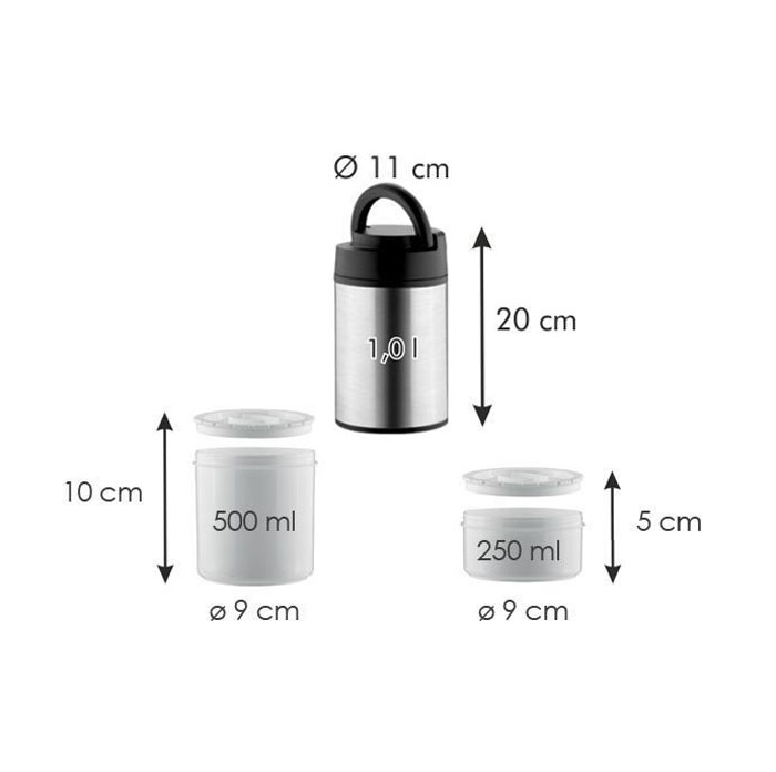 Tescoma Constant Vacuum Flask For Food Lunch Box #318538
