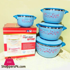 Thailand Hot Pot 4Pcs Hot Pot Blue  - PB622