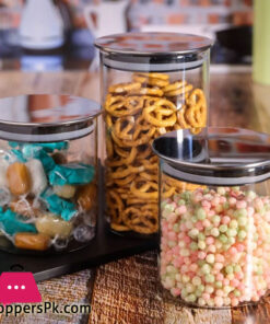 Wilmax Jar With Lid Set of 3