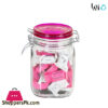 Ziba Sazan Papashev Airtight Glass Lock Jar ( Medium Length: 10 Width: 10 Height: 16.5 Cm ) 2 Ziba Sazan Papashev Airtight Glass Lock Jar ( Medium Length: 10 Width: 10 Height: 16.5 Cm )