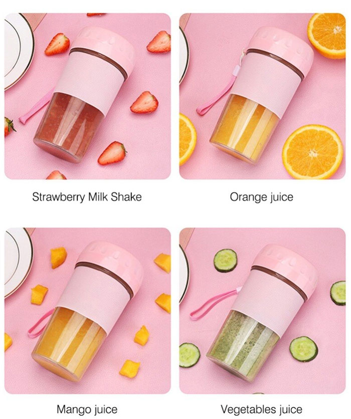 300Ml Portable Juicer Usb Rechargeable Smoothie Blender Machine