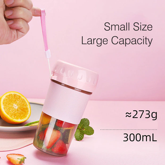 300Ml Portable Juicer Usb Rechargeable Smoothie Blender Machine