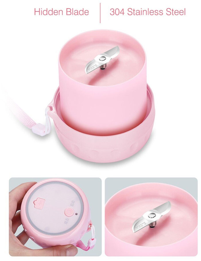 300Ml Portable Juicer Usb Rechargeable Smoothie Blender Machine