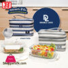 Jcj Double Lock Glass Lunch Box With Bag Thailand Made – 41938A