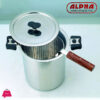 Alpha Stainless Steel Deep Fryer Double Bottam 1 Alpha Stainless Steel Deep Fryer Double Bottam