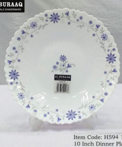 Al Buraag Marble Dinner Plate 10 - Inch ( Set of 6 )