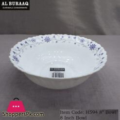 Al Buraag Marble Salad Bowl 8 Inch 1-Pcs