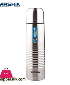 Arshia Double Wall Stainless Steel Bullet Flask with Bag 1000ML - 2492 BF133