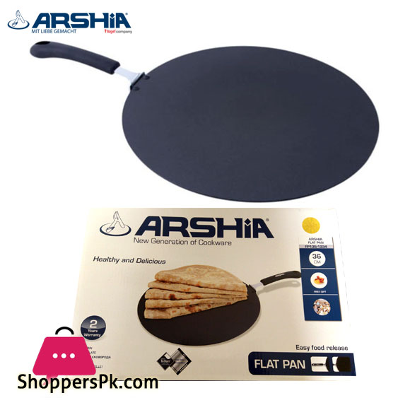 Arshia Multifunctional Aluminium Teflon Classic non-stick Chapati Pan 30cm