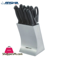 Arshia German Knife with Stainless Steel Stand Set of 10 - 2680 K259