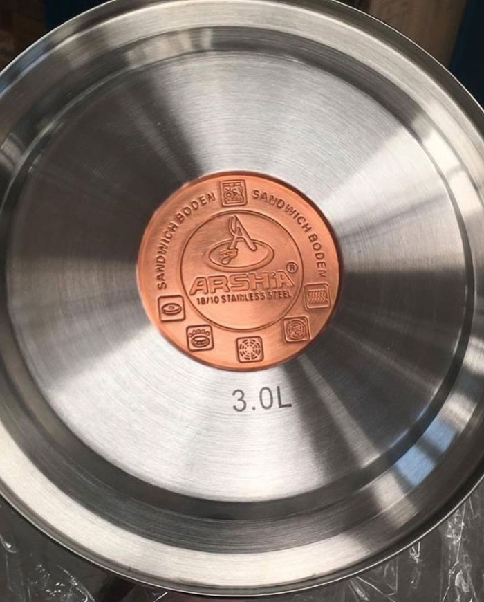 Arshia Stainless Steal Kettle 3 Liter - 2474 Sk128