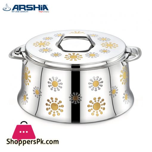 Arshia Stainless Steel Belly Hot Pot Bubble - 3.5 Liter