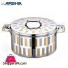 Arshia Stainless Steel Belly Hot Pot Line Design - 7.5 Liter