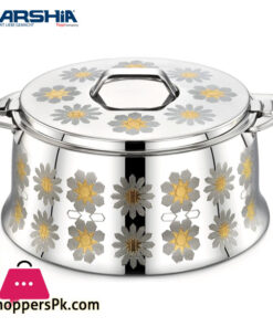 Arshia Belly Shape 3500 ML Hot Pot With Line Design - 2733 HP118